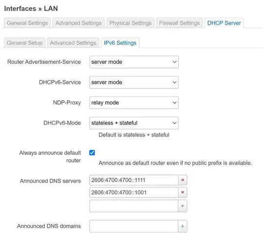 My IPv6 settings in OpenWrt 19.07.3