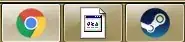 broken icon in taskbar