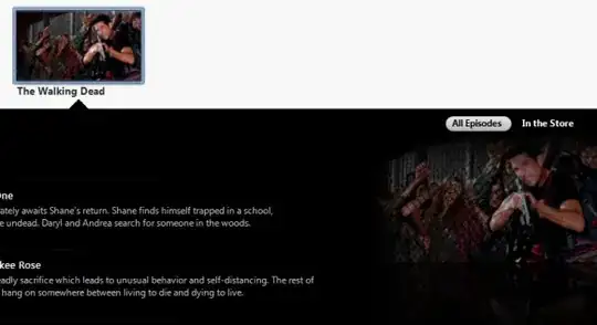 Right episode image, wrong series image