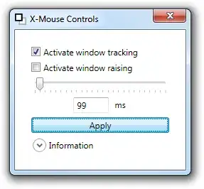 Main window of X-Mouse Controls