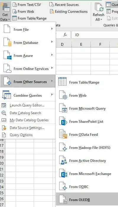 Screenshot of fsum.exe command line usage