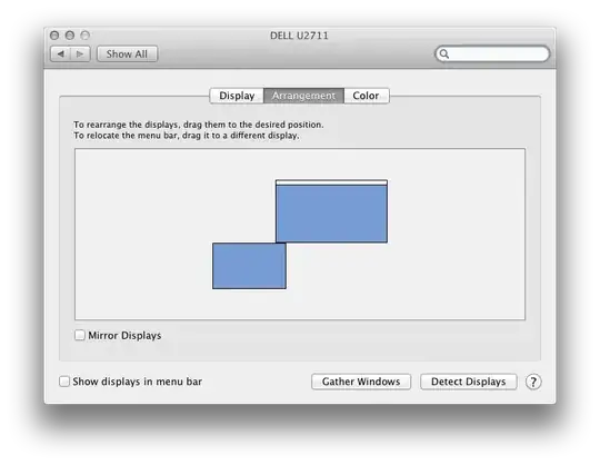 Dock on bottom screen