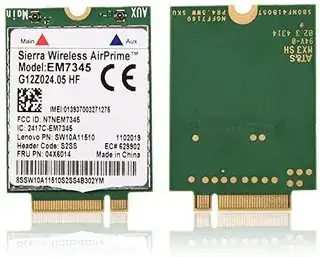 ThinkPad EM7345 pic from an eBay listing.