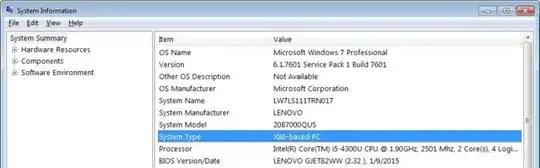 Windows 7 System Information