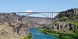 Perrine Bridge spanning the Snake River Canyon at Twin Falls